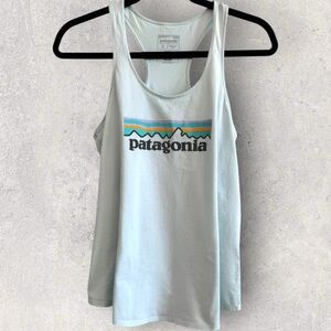 Patagonia Women's Sky Blue Racerback Tank Top Size Small‎